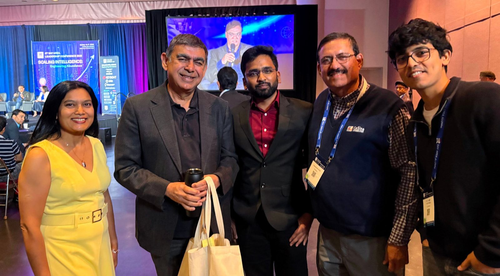 Meeting leaders at the IIT Bay Area Leadership Conference 2026